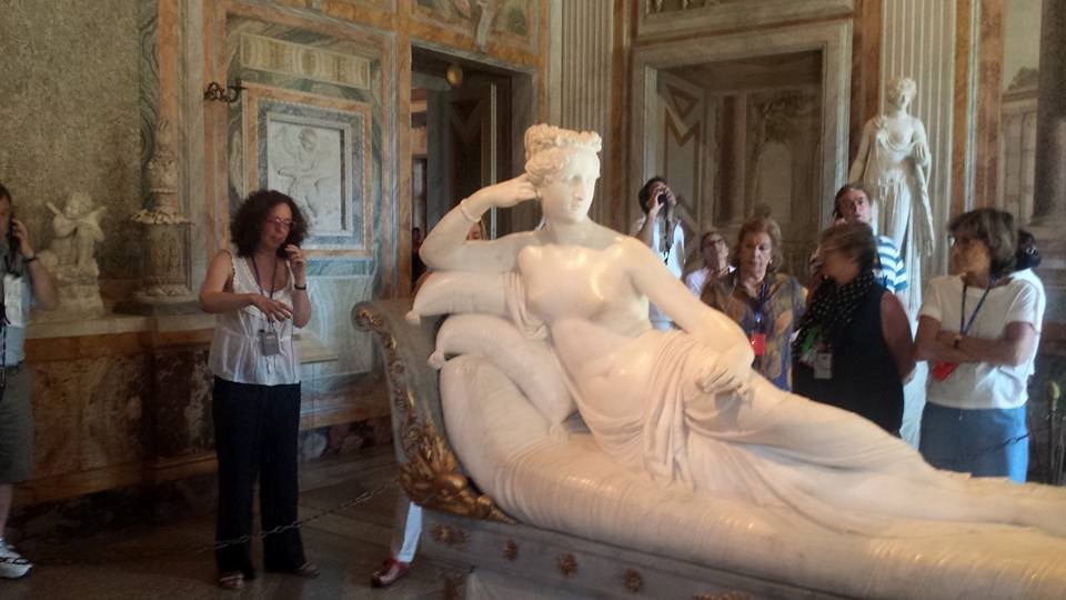 Paolina Borghese como Venus vencedora, Antonio Canova, 1805-1807. Galleria Borghese, Roma