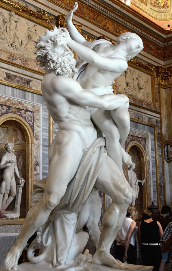 Rapto de Proserpina, Gianlorenzo Bernini, 1621-1623. Galleria Borghese, Roma.