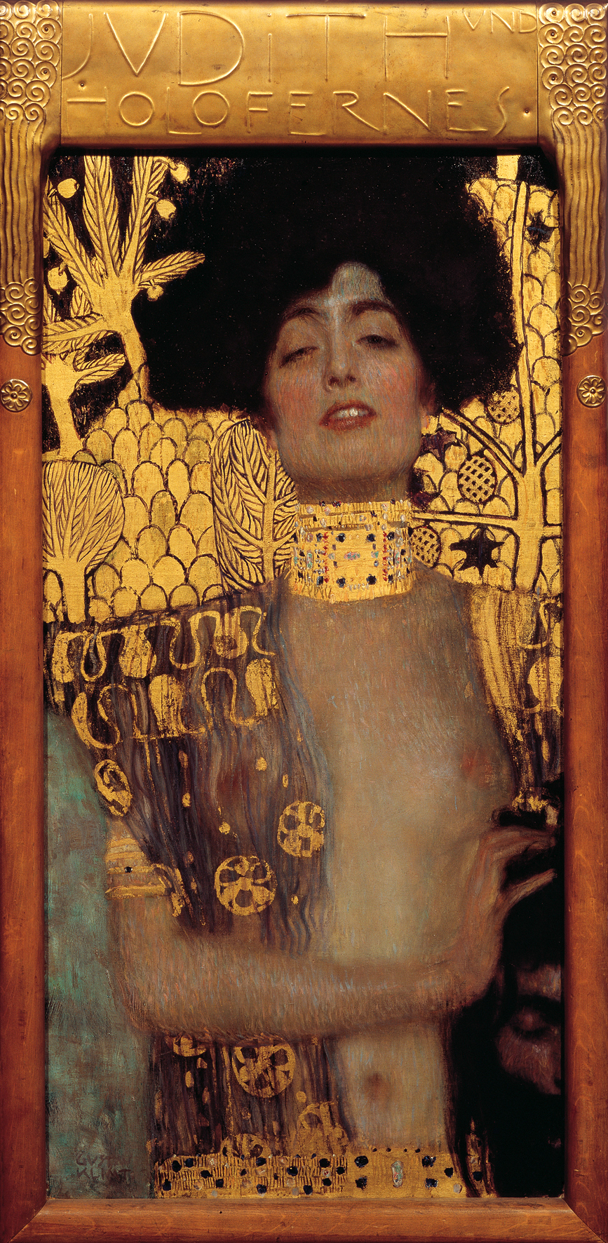 Gustav KlimtJudith I, 1901 Öl auf Leinwand 84 x 42 cm